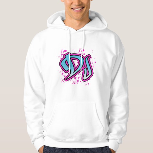 DJ Graffiti Hoodie (Framsida)