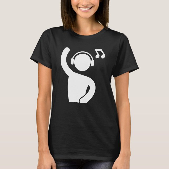 DJ Graphic Dj Music Player Producer Deejay T Shirt (Framsida)