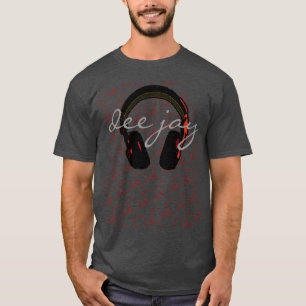 dj headphone mode musik tee