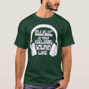 DJ Headphone Music är vad som känns Ljud som T Shirt