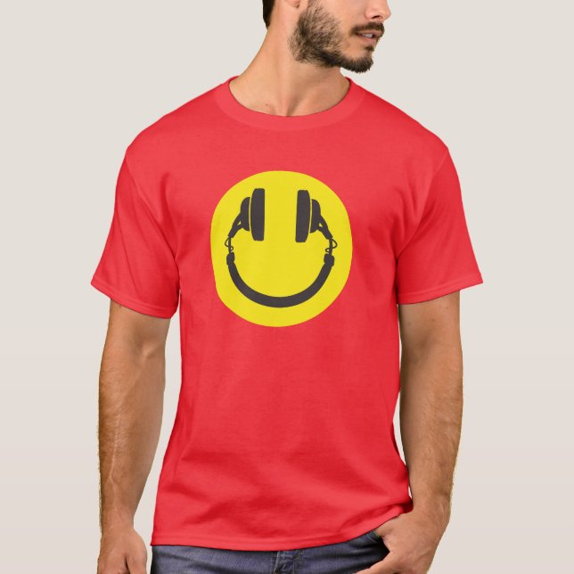 DJ Headphones T-Shirt (Framsida)