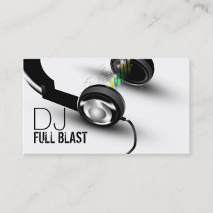 Dj-Headphonevisitkort Visitkort