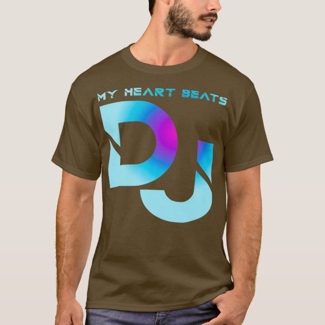 DJ Heartslag Premium T Shirt (Framsida)