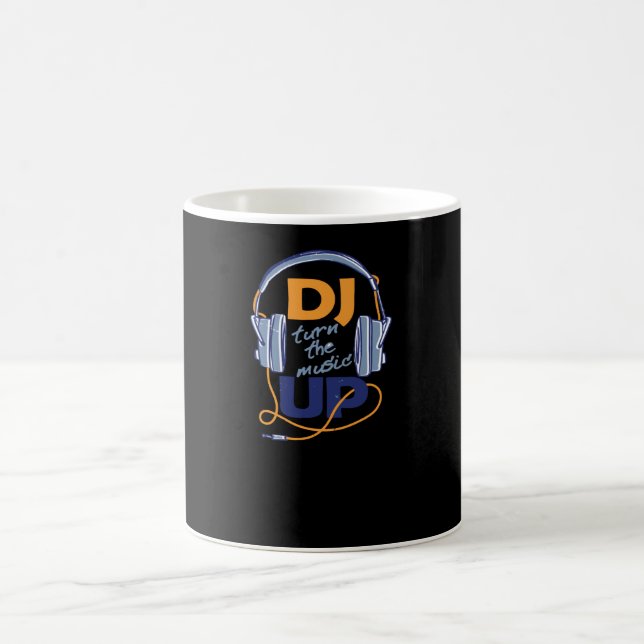 DJ höjer musiken Kaffemugg (Center)