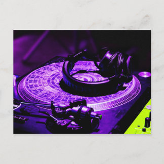 DJ-hörlurar 3 Vykort