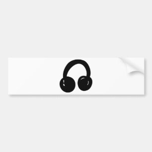 dj-hörlurar bildekal