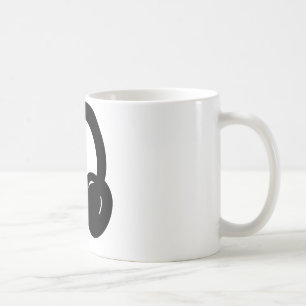dj-hörlurar kaffemugg