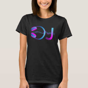 DJ Hörlurar Skivspelare Inspelad House Techno PÅ B T Shirt