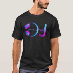 DJ-hörlurar Skivspelare spelar inspelad musik Hus T Shirt
