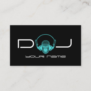 Dj-hörlurar Visitkort