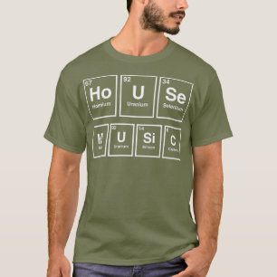 Dj House Music Relaxing Electronic Periodic Edm T Shirt