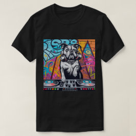 DJ Hund Graffiti Street Turntable Mixing T Shirt