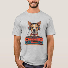 DJ Hund Turntable Beats T Shirt