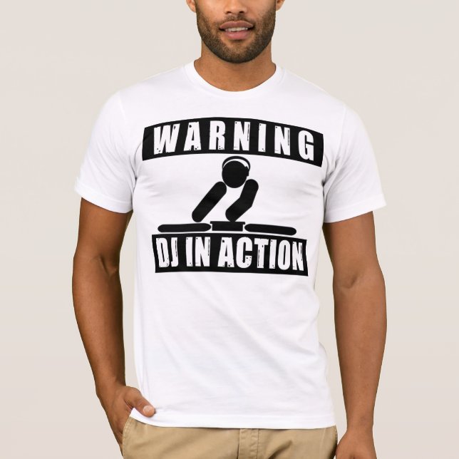 DJ i handling T-shirt (Framsida)