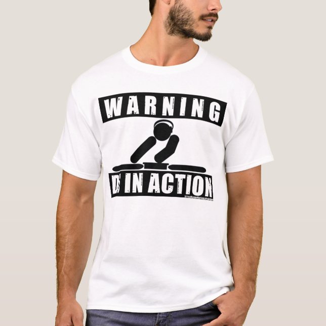 Dj i handling tee shirt (Framsida)