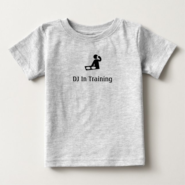 DJ i utbildningsspädbarn T T-shirt (Framsida)