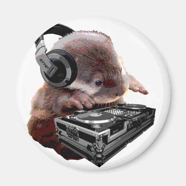 DJ Inga Otter Magnet (Framsidan)
