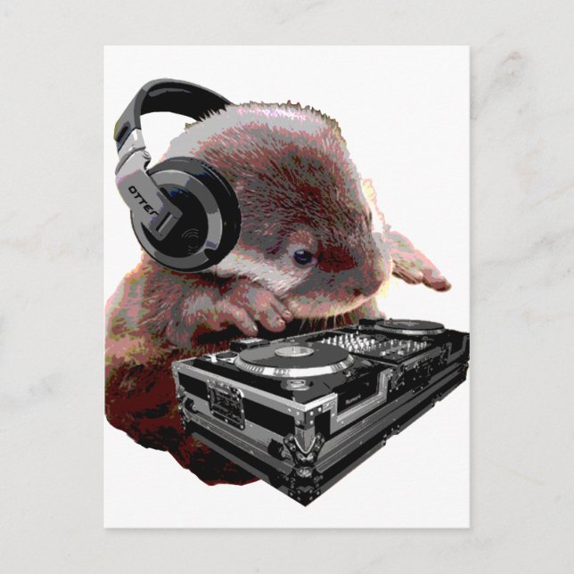 DJ Inga Otter Vykort (Framsida)