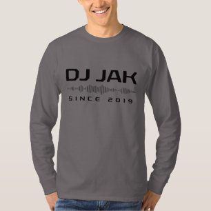 DJ JAK Smoke Grått Soundwave Långärmad Tee