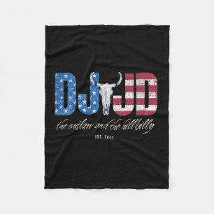 Dj Jd Ridin med lagen och Hillbilly Trump 20 Fleecefilt