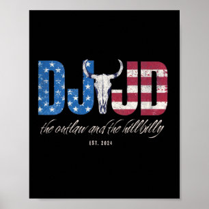 Dj Jd Ridin Med Outlaw Och Hillbilly Trump 20 Poster