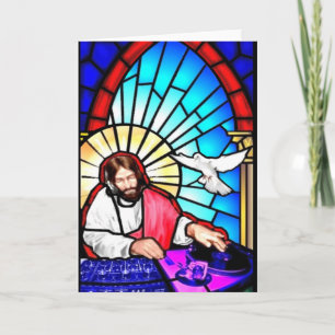 DJ Jesus julkort Helgkort