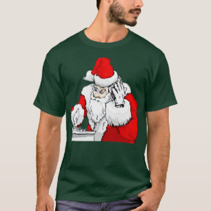 DJ Jultomten som blandar julspåret Party T Shirt