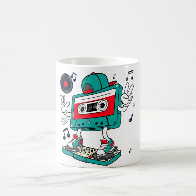 DJ-kassettband Kaffemugg (Center)