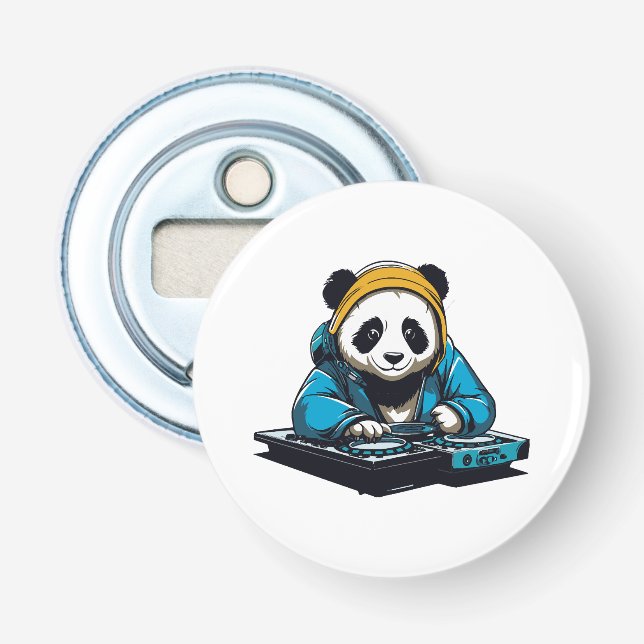 DJ Kawaii Panda Flasköppnare (Framsidan)