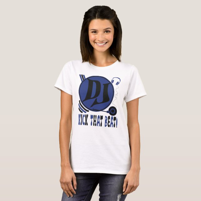 DJ Kick the Beat! T Shirt (Hel framsida)