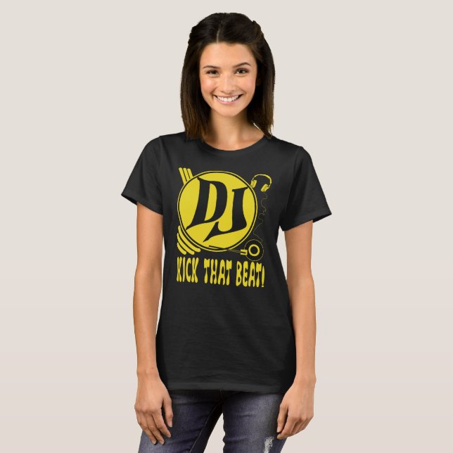DJ Kick the Beat! T Shirt (Hel framsida)