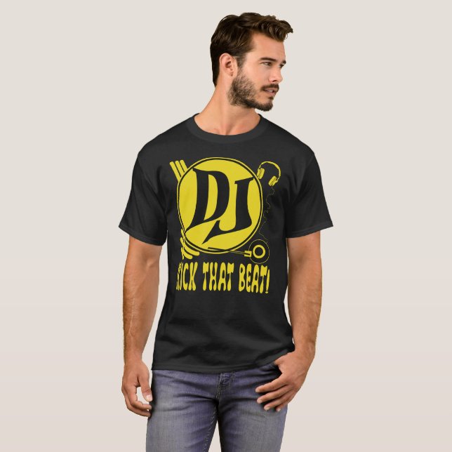 DJ Kick the Beat! T Shirt (Hel framsida)