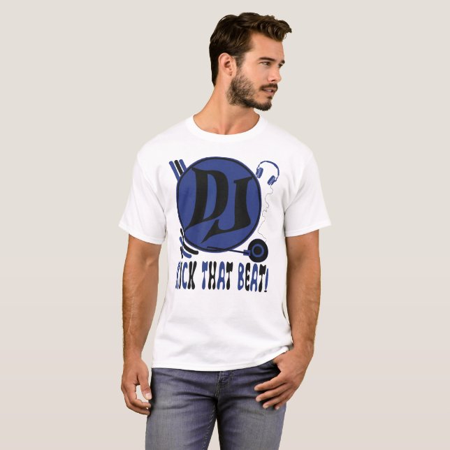 DJ Kick the Beat! T Shirt (Hel framsida)