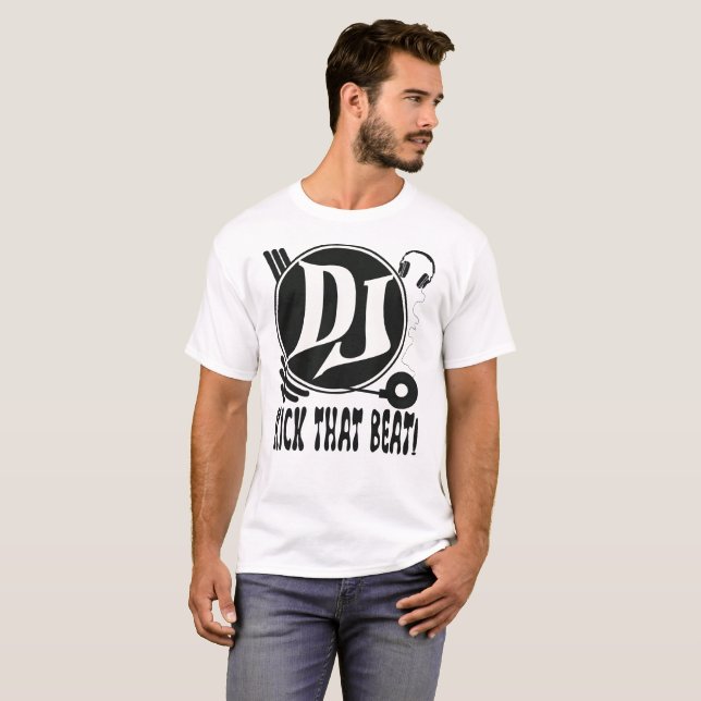 DJ Kick the Beat! T Shirt (Hel framsida)