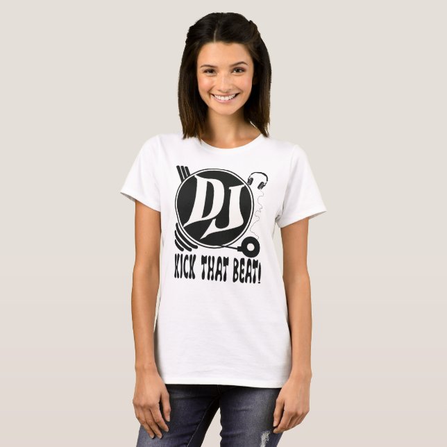 DJ Kick the Beat! T Shirt (Hel framsida)
