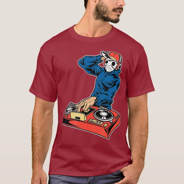 DJ Killer Music Inspired Gift for Mixer Dance T Shirt (Framsida)
