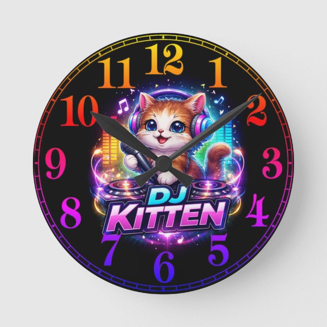 DJ KITTEN 2 RUND KLOCKA (Framsida)