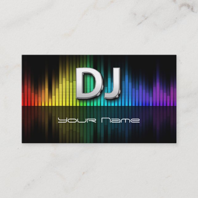 DJ-kort Visitkort (Framsida)