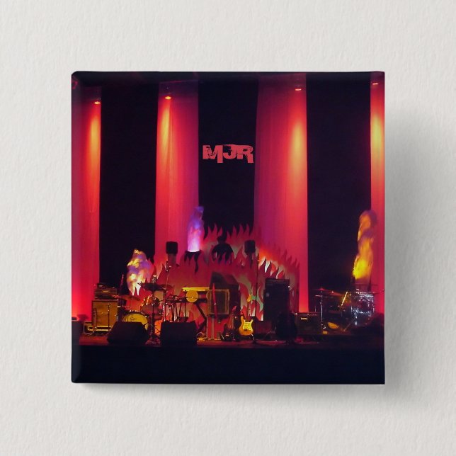 Dj-lekar för levande musikband knapp (Framsida)