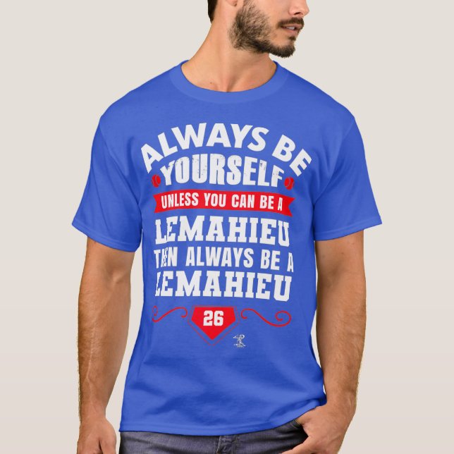 DJ LeMahieu Bli alltid din Gameday Premium T Shirt (Framsida)