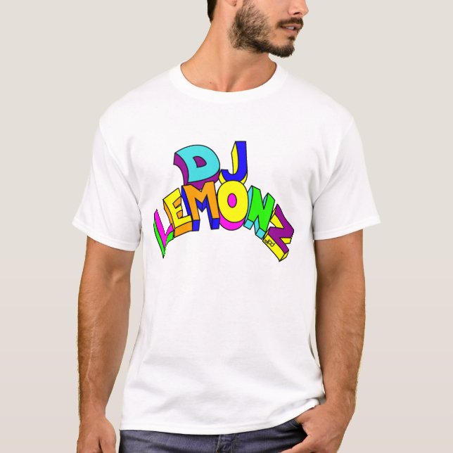 DJ LEMONZ BIG LETTERS in colors Tröja (Framsida)