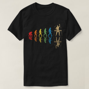 DJ Man Evolution Skivspelare Humor Grafisk Tee