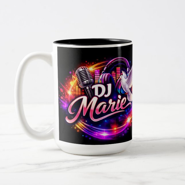 DJ MARIE 2 Tvåton KAFFEKOPP (Vänster)