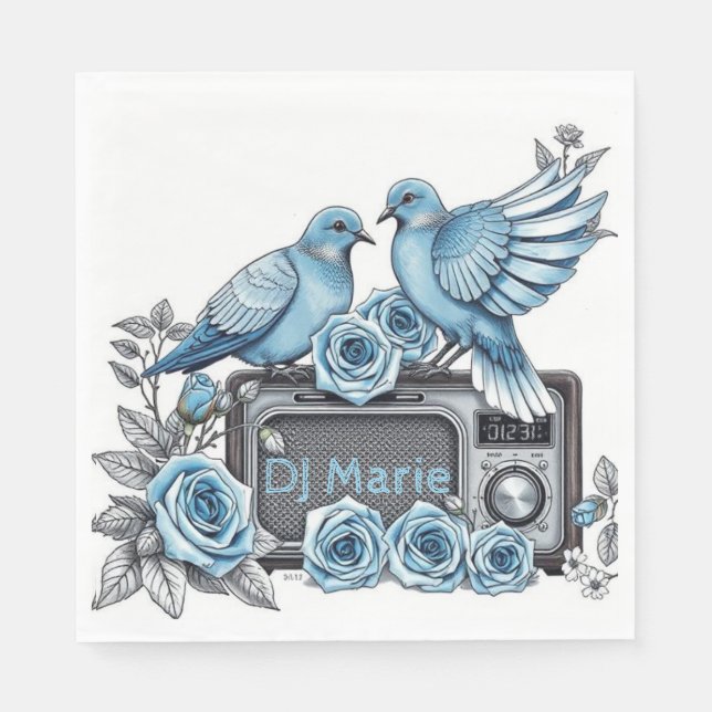 DJ Marie Pappersservett (Framsidan)