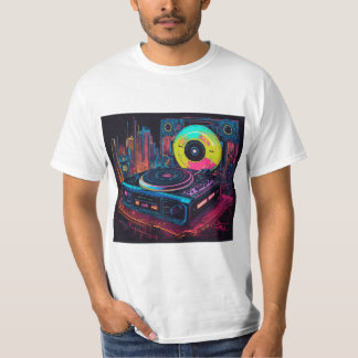 DJ: Master of Light & Ljud Sculpting Light T Shirt