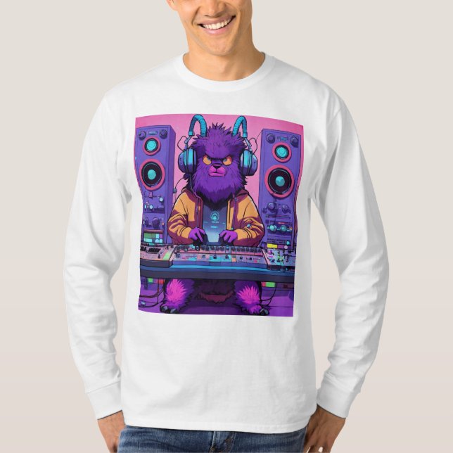 DJ Mixer Masterbit T-Shirt (Framsida)