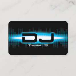 DJ Modern Himlar Blue Affärskort Visitkort