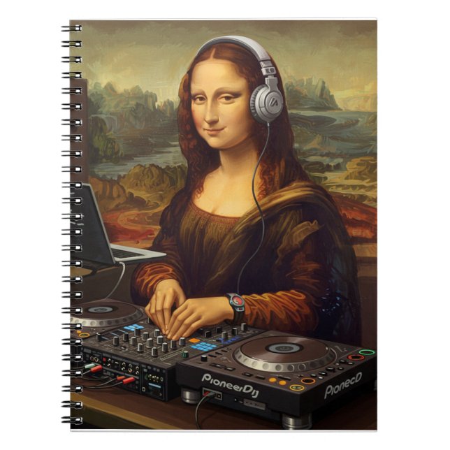 DJ Mona Lisa Anteckningsbok (Framsidan)