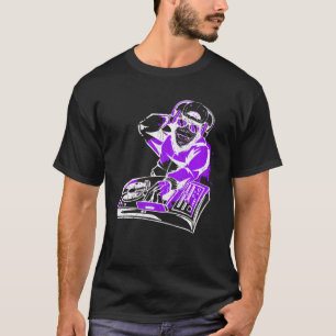 DJ Monkey Music Party Roligt Sunglasses Roligt Dan T Shirt