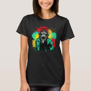 DJ Monkey Music Party Roligt Sunglasses Roligt Dan T Shirt
